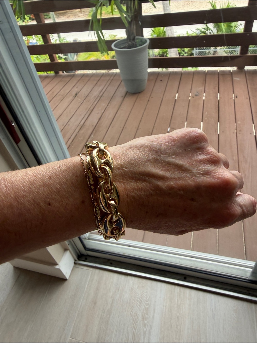 Mariner Gold Link Bracelet for Women - Picture 5 of 6